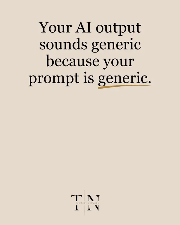 Give AI the context it wasn't there for, post by @myrealtortory