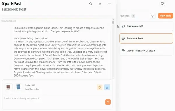 Build a target audience from the listing